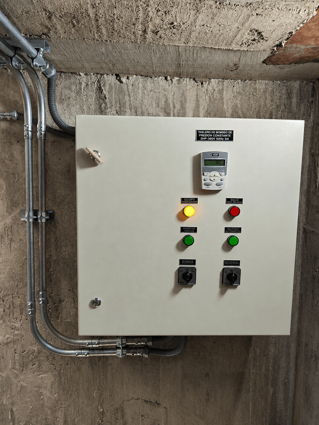 Fotografía de obra 3 del proyecto: Sistema de Control y Sala de Bombas