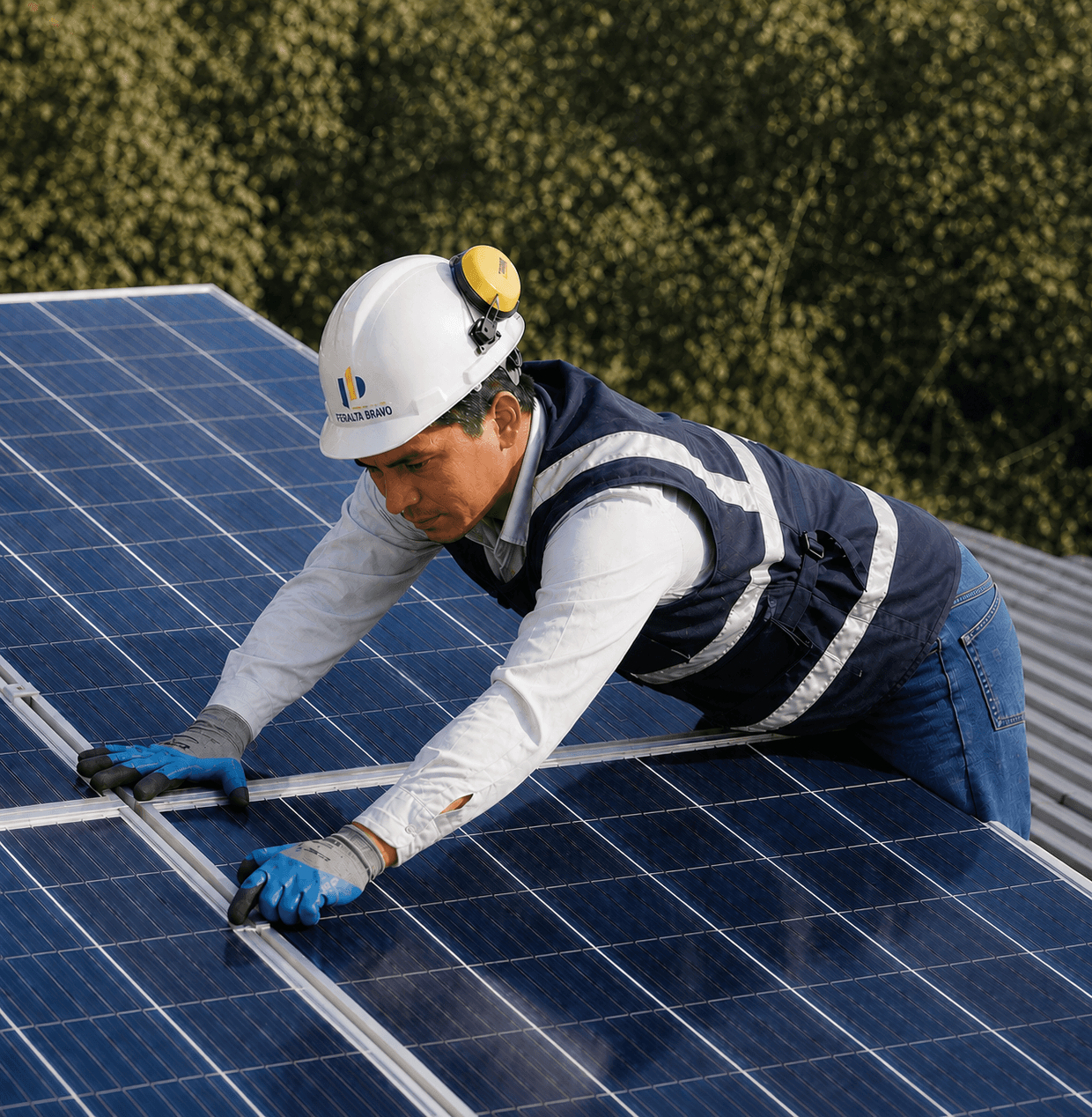Proyecto Sistema Fotovoltaico Domicilio Rural de ingeniería - Vista principal