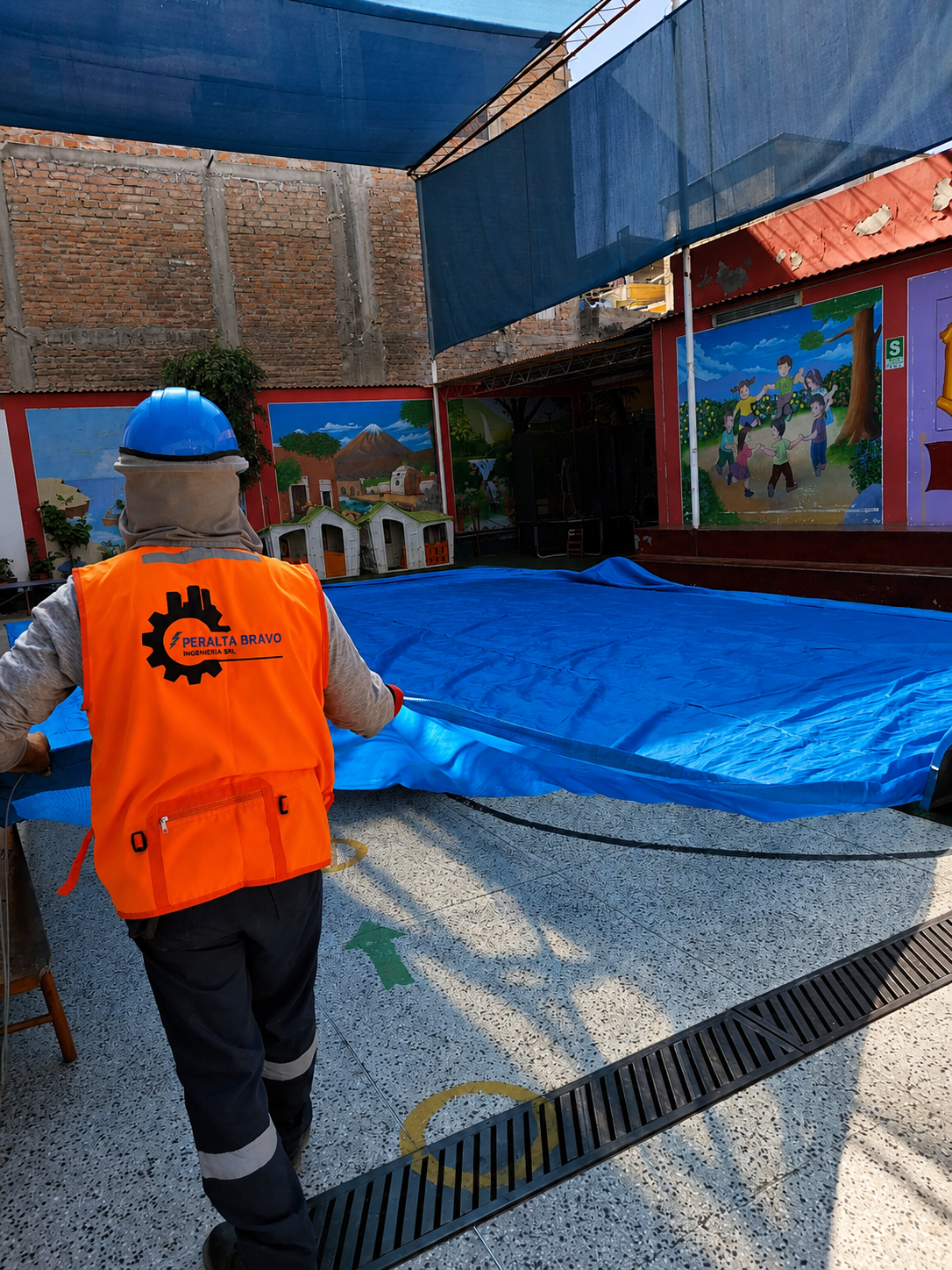 Proyecto: Instalación de Malla Raschel - IE